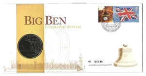 Great Britain Big Ben cover  and medallion 2009 [140 - Foto 1 di 3