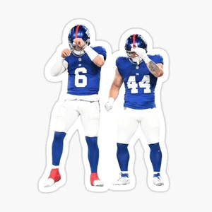 Cam Skattebo Jaxson Dart lustiger Sticker Aufkleber New York 4" Glossy Giants 2025 - Bild 1 von 1