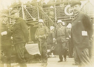 Militärische Eroberung Madagaskar Truppen Oberst Gillon Marseille altes Foto 1895 - Bild 1 von 5