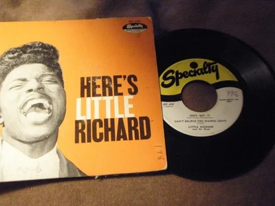 RARE $200 book Little Richard EP & Picure slv " Here's Little Richard " SEP 400 - Image 1 of 2