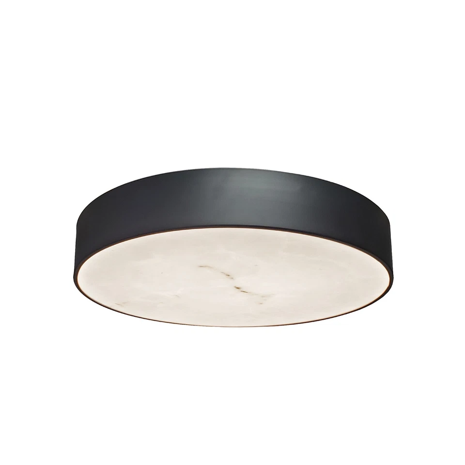 Dainolite WSH-1630LEDFH Walsh 16"W LED Flush Mount Drum Ceiling - Alabaster / - Image 1 of 1