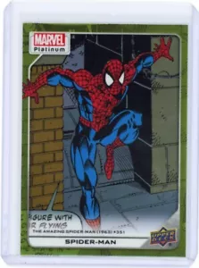 2022 Upper Deck Marvel Platinum Spider-Man Yellow Rainbow #153 - Picture 1 of 2