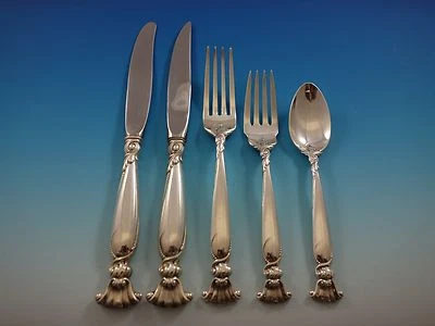 Romance of the Sea by Wallace Sterling Silver Flatware Set Service 40 pieces - Изображение 1 из 4