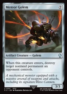1x - Meteor Golem - Commander: Final Fantasy FIC - UC NM MTG - Picture 1 of 1