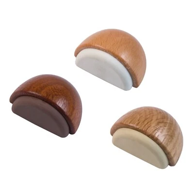 Türstopper rund Türpuffer Kleben Holz Gummi Puffer Eiche Buche selbstklebend - Bild 1 von 4