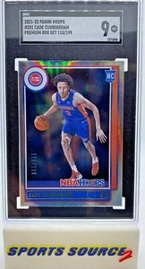 Cade Cunningham 2021-22 Hoops Premium Box Set Novato RC/199 SGC 9 COMO NUEVO #201 - Imagen 1 de 2