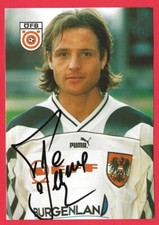 HEIMO PFEIFENBERGER AUSTRIA INT 1989-98 W/CUP 90 & 98 ORIGINAL AUTOGRAPHED CARD