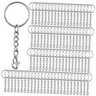  Pcs Keychain Rings with Chain Key Chain Making Kit Include Split Key Ring 100
