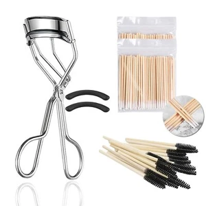 Eyelash Curler Lash Curler Hysotok Stainless Steel Eyelash Curler Set with 2 ... - Picture 1 of 7