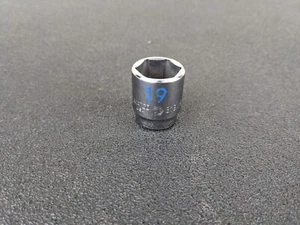 #bj537 Matco Tools NEW B19M6A 3/8" Drive 19mm Chrome Socket 6 Point - Bild 1 von 10