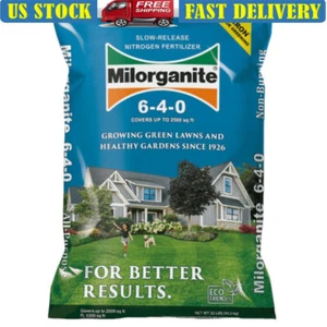 All Purpose Lawn Fertilizer 6-4-0 Slow Release 32 Lb Non Burning Formula Natural - Picture 1 of 5