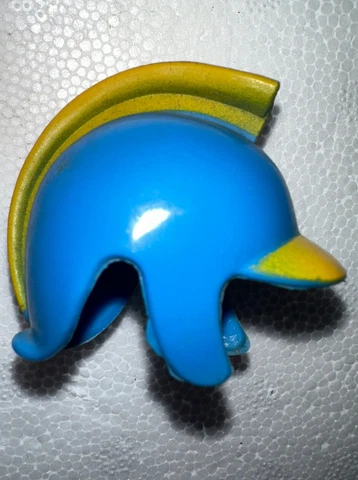 ORIG Vintage MEGO FLASH GORDON DR. ZARKOV Action Figure HELMET for 10” Doll EXC Cover