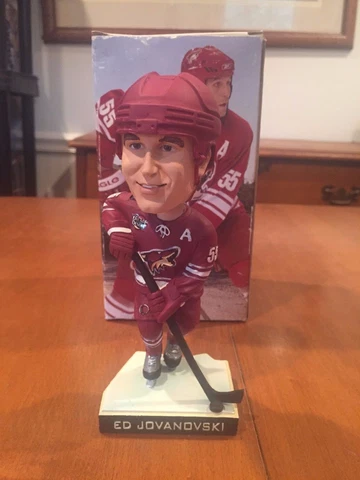 Ed Jovanovski Phoenix Coyotes NHL SGA Bobblehead NIB by P Squared Hockey Cover