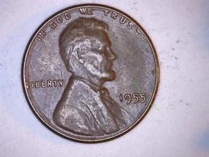 Centesimo di grano 1955 errore Lincoln su #5 - Foto 1 di 4