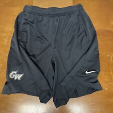 George Washington Colonials Shorts Mens Large Gray Dri Fit Nike