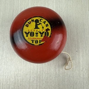 Top Torneo Duncan YO-YO Yoyo 77 Años 50 De Colección Rojo Negro - Imagen 1 de 6