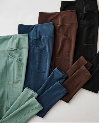 Woolx Piper Pocket Merino Wool Leggings - Image 1 of 4