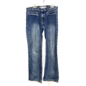 American Eagle Vintage Jeans Größe 10 niedriger Bund Bootcut verwaschener Stil 7374 - Bild 1 von 14