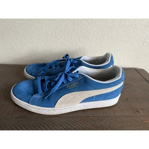 PUMA Suede Classic Sneakers Shoes Olympian Blue White Men's Size 11 Men Casual - Picture 1 of 7
