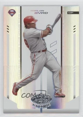 Espejo blanco Leaf Certified Materials 2004 10/100 Marlon Byrd #135 2 k3 Foto 1 de 3