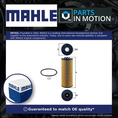 Oil Filter fits AUDI A6 C5 2.5D 97 to 05 Mahle 059115561A 059115561B 059115562 - Image 1 of 4