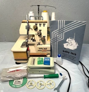 Máquina de coser vintage Juki Baby Lock BL3-418 Serger + pedal, manual + accesorios - Imagen 1 de 7