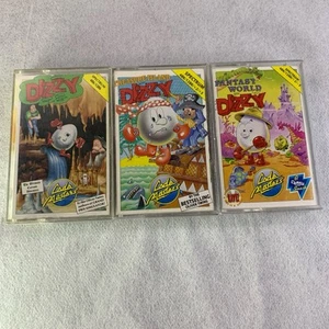 Dizzy, Treasure Island, Fantasy World Sinclair ZX Spectrum Code Masters non testato - Foto 1 di 6