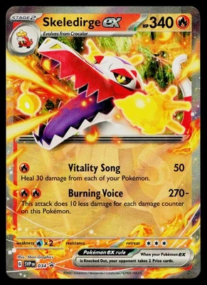 Skeledirge ex 034 SV: Scarlet & Violet Promo Cards Promo - Image 1 of 2
