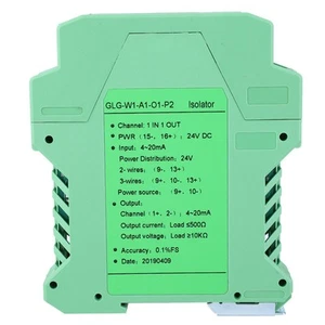 DC24V DC Stromsignal Isolator Transmitter 4-20mA PLC Signal Conditioner 3❀ - Zdjęcie 1 z 7