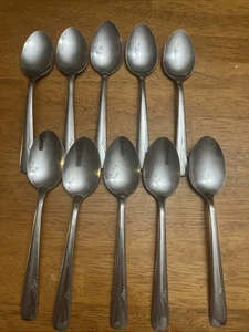 "Juego de 10 cucharas de cena de acero inoxidable con patrón Oneida VALOR 7""" - Imagen 1 de 5