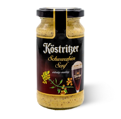 Altenburger Köstritzer Schwarzbier Senf aus Thüringen 200ml - Bild 1 von 2