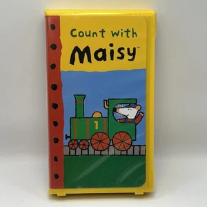 Count With Maisy VHS Nick Jr Video Tape VTG 90s Cartoon VTG Clamshell Nearly New - Bild 1 von 11
