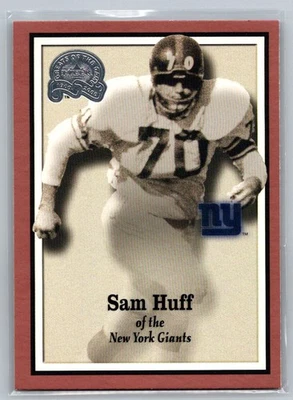 Sam Huff 2000 Fleer Greats of the Game New York Giants #77 - Image 1 of 2