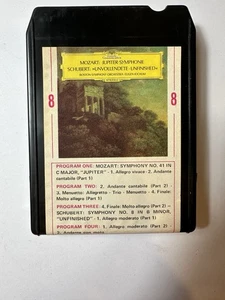 Mozart Jupiter Symphonie Schubert Unvollendete 8 Track Eugen Jochum 1973 - Picture 1 of 1