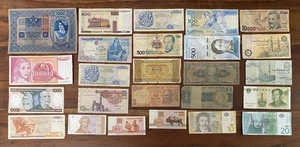 Lotto 25 Banconote Tutte Diverse (Rif: L-88) - Picture 1 of 1