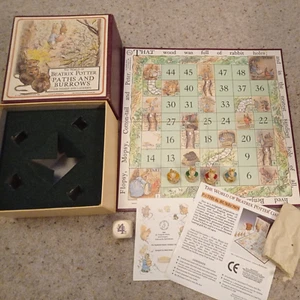 Vintage Board Games Beatrix Potter 'Paths & Burrows' Snakes & Ladders 1988 Warne - Picture 1 of 6