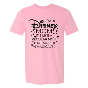 XtraFly Apparel Men's Tee Regular Mom Magical Family Kingdom Crewneck T-shirt - Picture 1 of 9
