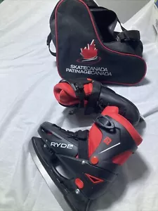 Patines de hielo ajustables Ryde para niños talla 3,4,5,6 hebilla de bloqueo juvenil hockey 🔥🔥 - Imagen 1 de 6