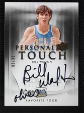 2011 Exquisite Collection Personal Touch Favorite Food /30 Bill Walton Auto HOF