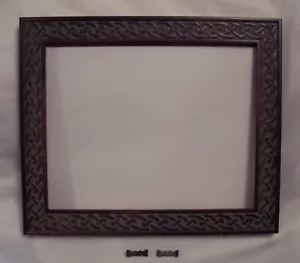 10" x 12" Lattace Muster Holz Bilderrahmen-Neu-Offene Box - Bild 1 von 4