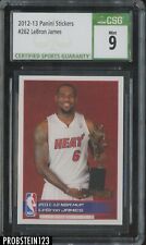 2012-13 Panini Stickers #262 LeBron James Miami Heat CSG 9 MINT