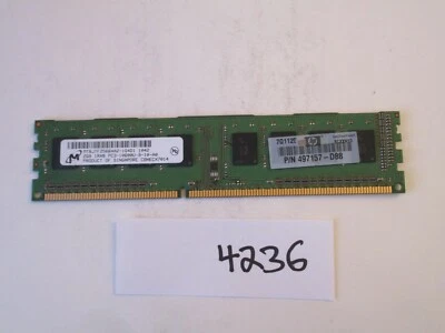 Micron MT8JTF25664AZ-1G4D1 2Gb PC3-10600 1333Mhz DDR3 Desktop Memory RAM (4236) - Image 1 of 2