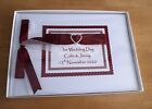Personalised Guest Book Ring Cushion Pen Set Any Occasion Your Ribbon Colour