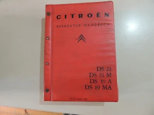 Reparatur Werkstatt handbuch Citroen DS 21 DX / M DS 19 A / MA Ausgabe 1966 - Bild 1 von 18