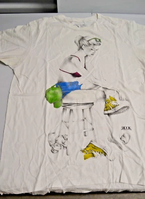 Camiseta grande blanca vestida de bikini marca Rook belleza con tops altos Foto 1 de 3