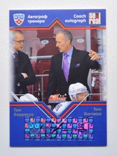 2012-13 KHL Gold Collection Coach Autograph #COA-A13 Tom Barrasso 31/50