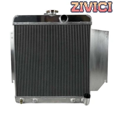 Radiador completo de aluminio de 3 filas para Dodge Dart Plymouth Valiant 225 1965 66 3,7 L I6 Foto 1 de 4