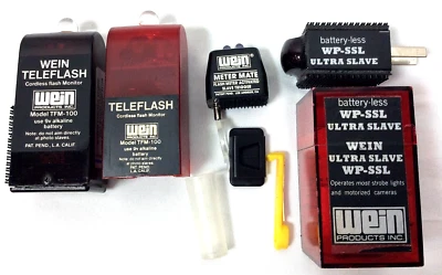 WEIN Ultra Slave WP-SSL / Meter Mate / Two (2) Teleflash TFM-100 ~ Untested  T57 - Image 1 of 4