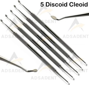 Excavadora dental amalgama talladora cleoide discoide removedor de flash restaurador 5 piezas - Imagen 1 de 1