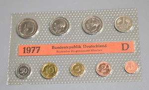 BRD 1977 D Kursmünzen Kursmünzensatz Münze 10,68 DM Polierte Platte PP Fach #FL - Bild 1 von 2